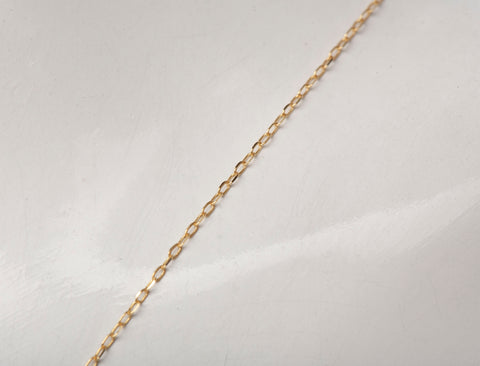 Ladies 18k Yellow Gold Adjustable Diamond-Cut Heart Pendant Necklace