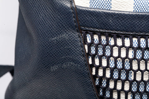 Authentic Louis Vuitton Damier Azur Coastline Matchpoint Backpack
