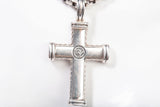 Authentic Men's David Yurman .925 Sterling Chevron Cross Box Chain 22" Necklace