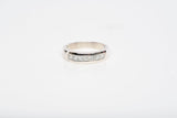 Gentlemens 14k White Gold Princess Cut Diamond Wedding Band .70CTW