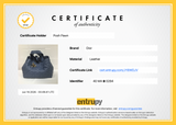 Authentic Christian Dior Blue Gray Macrocannage Calfskin Medium Toujours Bag