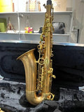 Professional Unlacquered Red Brass Alto Saxophone Model AS-641U
