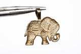 Ladies 14k Yellow Gold Small Elephant Pendant