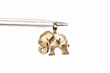 Ladies 14k Yellow Gold Small Elephant Pendant