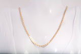 Ladies 14k Yellow Gold Flat Serpentine Chain 18"