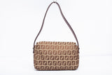 Authentic Fendi Zucca Patter Mini Baguette Bag