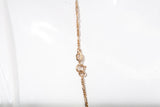 Dainty 14k Yellow Gold Figaro Style Necklace