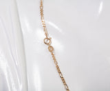 14k Yellow Gold Figaro Style Chain 22"
