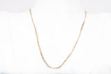 Dainty 14k Yellow Gold Figaro Style Necklace