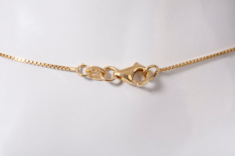 Ladies 14k Yellow Gold Diamond Cut Filigree Cross Pendant Necklace