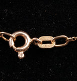 Ladies 14k Yellow Gold Filigree Station By The Yard Necklace