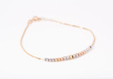 Tri-Color 14k Gold Bracelet