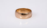 Ladie's 14k Yellow Gold Wide Band Size 5.75"