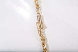 Unisex 14k Yellow Gold Rope Style Chain 17.5"