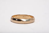 Men's 14k Yellow Gold Wedding Band Ring Size 9.5"