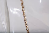 Unisex 10k Yellow Gold Figaro Chain 20"