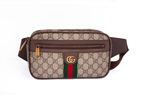 Authentic Gucci Soft GG Supreme Ophidia Belt Bag