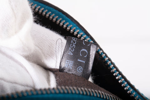 Authentic Gucci Web Dome Satchel Shoulder Bag