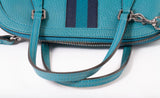Authentic Gucci Web Dome Satchel Shoulder Bag