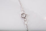 Ladies 18K White Gold Knot Necklace