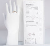 14k Yellow Gold Lab Grown Classic Simple Solitaire Round Cut Engagement Ring