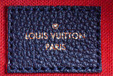 Authentic Louis Vuitton Felicie Pochette Monogram Navy Blue Empriente Leather Crossbody Bag