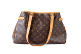 Authentic LOUIS VUITTON Monogram Canvas Batignolles Horizontal Shoulder Bag