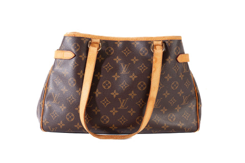 Authentic LOUIS VUITTON Monogram Canvas Batignolles Horizontal Shoulder Bag