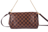 Authentic Louis Vuitton Damier Ebene Canvas Favorite MM Crossbody Bag