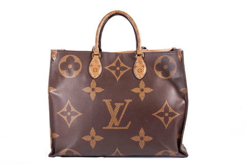 Authentic LOUIS VUITTON Monogram Canvas On the Go GM Shoulder Bag