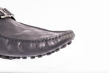 Authentic Louis Vuitton Damier Graphite Hockenheim Moccasin Loafers