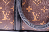 Authentic Louis Vuitton Monogram Canvas Soufflot BB Black Shoulder Bag