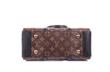 Authentic Louis Vuitton Monogram Canvas Soufflot BB Black Shoulder Bag