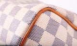 Authentic Louis Vuitton Damier Azur Canvas Speedy 30 Handbag