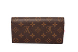 Authentic Louis Vuitton Monogram Canvas Emilie Bloom Flower Wallet