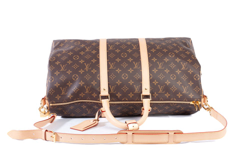Authentic Louis Vuitton Monogram Keepall Bandouliere 50