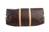 Authentic Louis Vuitton Monogram Keepall Bandouliere 50