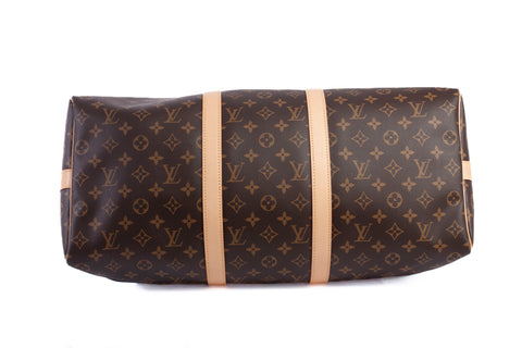 Authentic Louis Vuitton Monogram Keepall Bandouliere 50