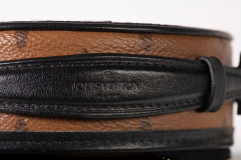 Authentic Louis Vuitton Reverse Monogram Mini Boite Chapeau Crossbody Bag