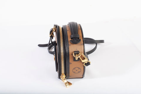 Authentic Louis Vuitton Reverse Monogram Mini Boite Chapeau Crossbody Bag