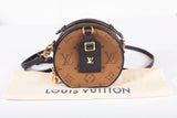 Authentic Louis Vuitton Reverse Monogram Mini Boite Chapeau Crossbody Bag