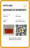 Authentic Louis Vuitton Orange Vernis Monogram Lexington Fleurs Pochette