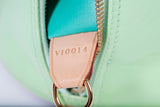Authentic LOUIS VUITTON Monogram Green Bedford Vernis Papillon 30 Handbag