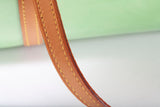 Authentic LOUIS VUITTON Monogram Green Bedford Vernis Papillon 30 Handbag