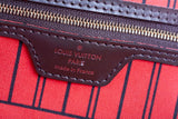 Authentic Louis Vuitton Neverfull MM Damier Ebene Canvas Tote Bag
