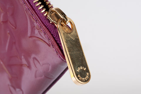 Authentic Louis Vuitton GM Monogram Vernis Bellevue Violette Tote Bag