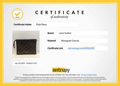 Authentic LOUIS VUITTON Monogram Canvas Toiletry 19