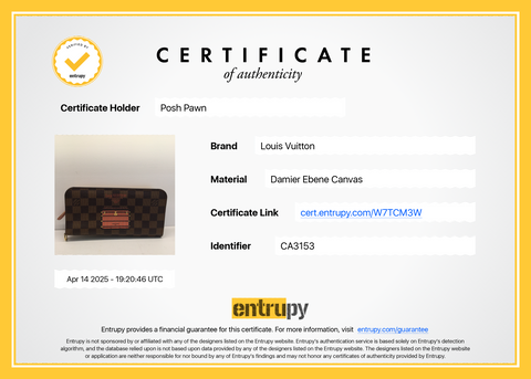 Authentic LOUIS VUITTON Damier Ebene Trunks and Locks Insolite Wallet