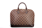 Authentic Louis Vuitton Damier Ebene Alma PM Handbag