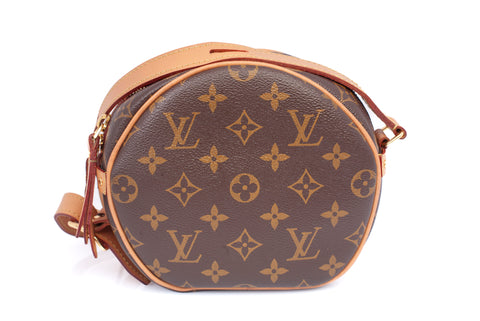 Authentic Louis Vuitton Monogram Canvas Boite Chapeau Souple PM Shoulder Bag